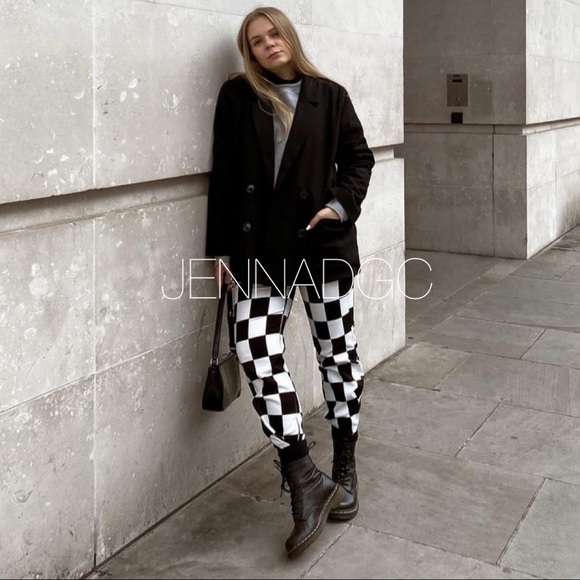 Zara Checkerboard Print Pants NWT - Picture 16 of 17